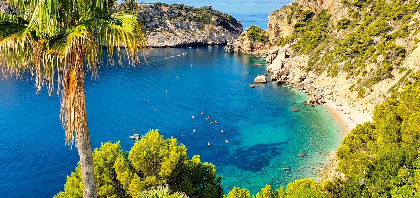Portitxol in Jávea — Costa Blanca cove reached by private yacht from Moraira