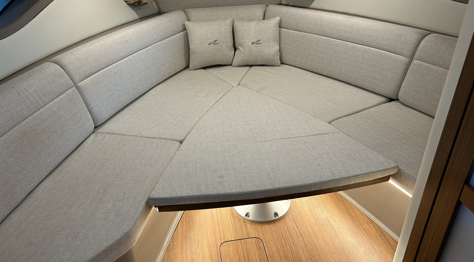 Yacht interior cabin